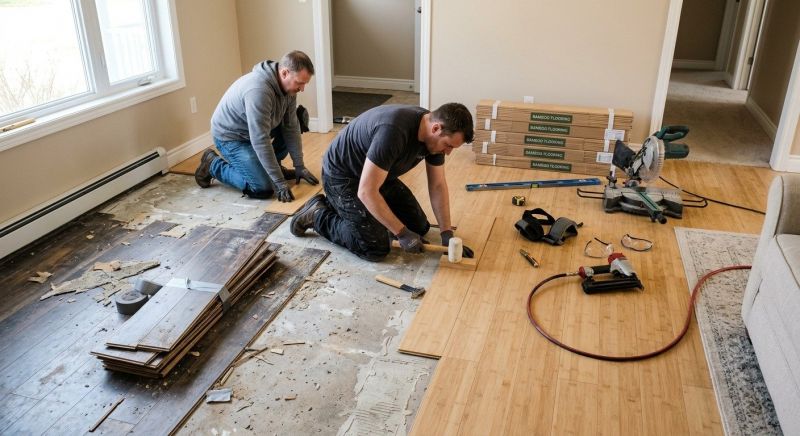 Bamboo Flooring Installation in Lancaster, PA