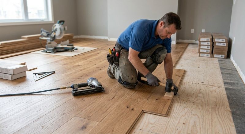 Finished Floor Installation in Lancaster, PA