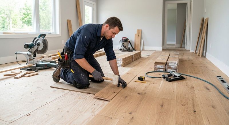Hardwood Floor Installation in Brogue, PA
