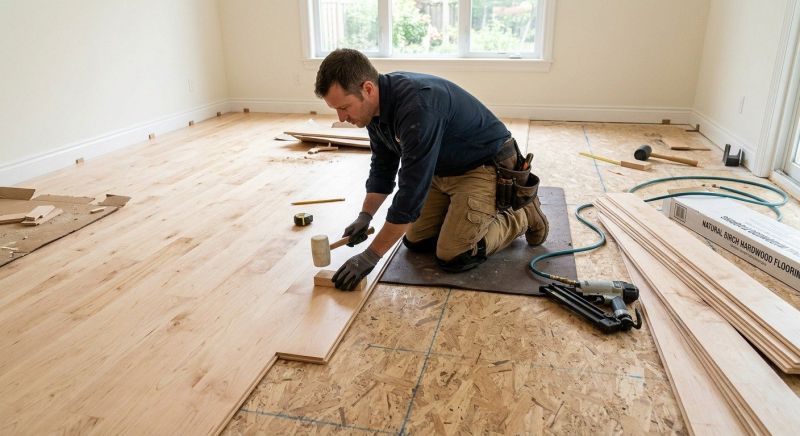 Maple Flooring Installation in Quarryville, PA