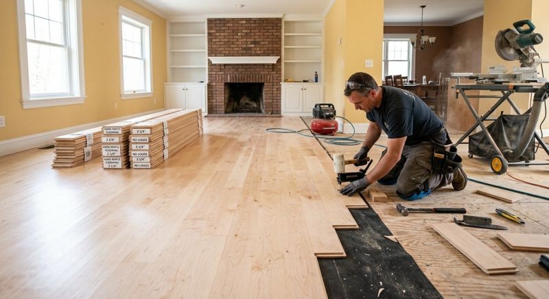 Maple Flooring Installation in Strasburg, PA