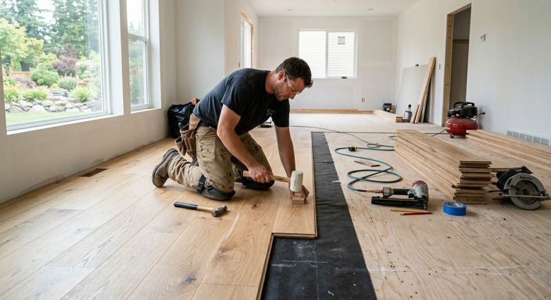 Oak Floor Installation in Holtwood, PA