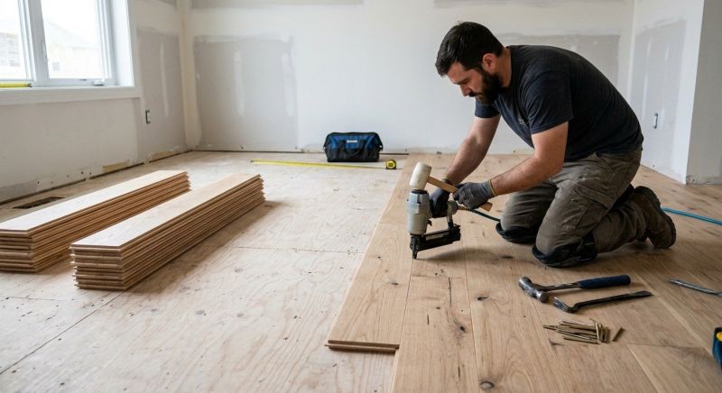 Oak Floor Installation in Hummelstown, PA