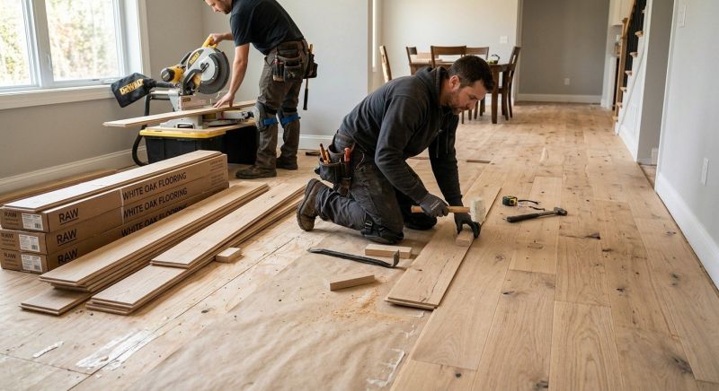 Oak Floor Installation in Lancaster, PA