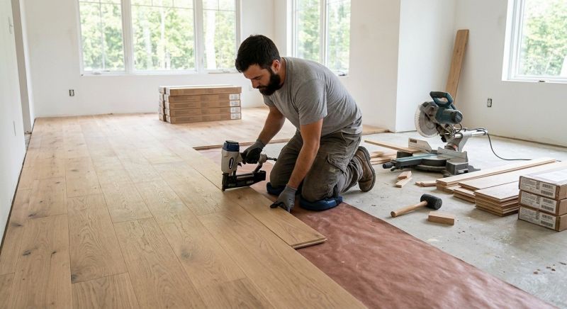 Oak Floor Installation in Lancaster, PA