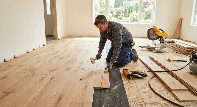 Oak Floor Installation in Myerstown, PA