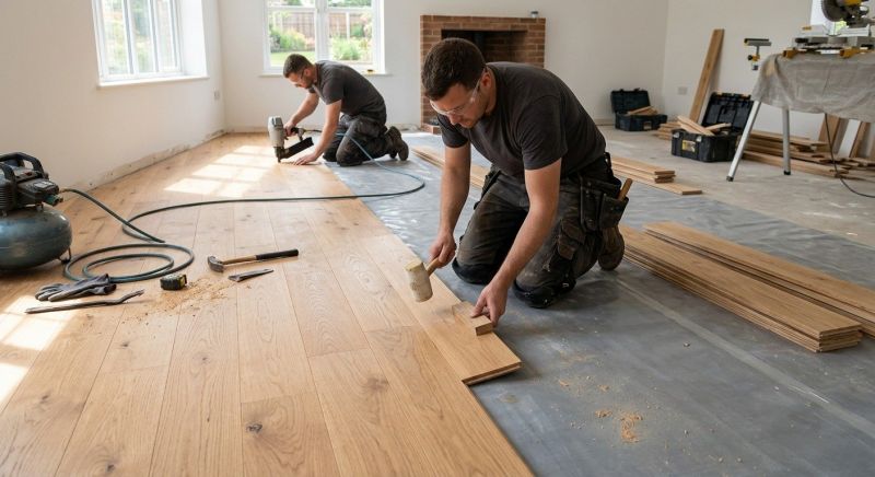 Oak Floor Installation in Quarryville, PA