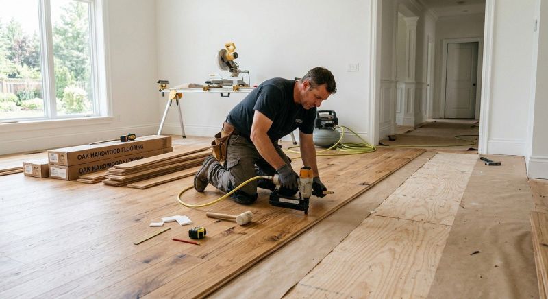 Oak Floor Installation in Wrightsville, PA