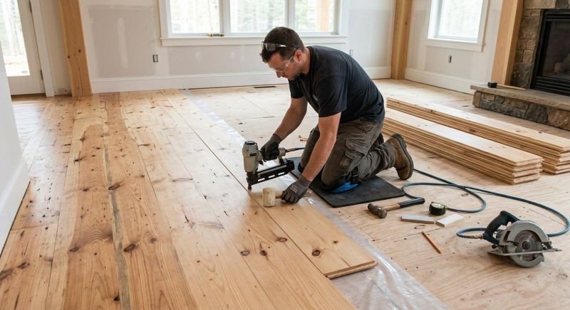 Pine Floor Installation in Lancaster, PA