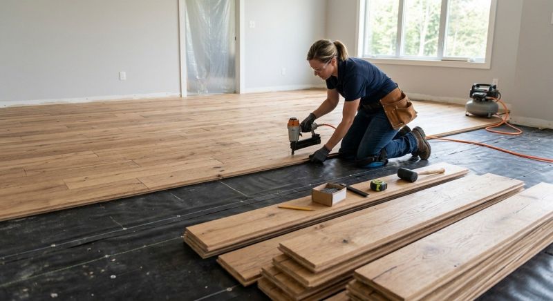 Plank Floor Installation in Lancaster, PA