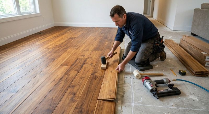 Teak Flooring Installation in Lancaster, PA