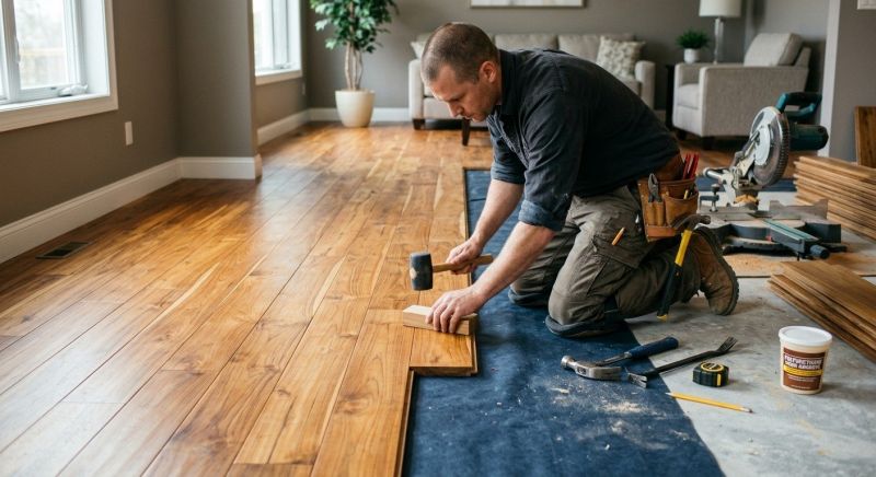 Teak Flooring Installation in Lancaster, PA