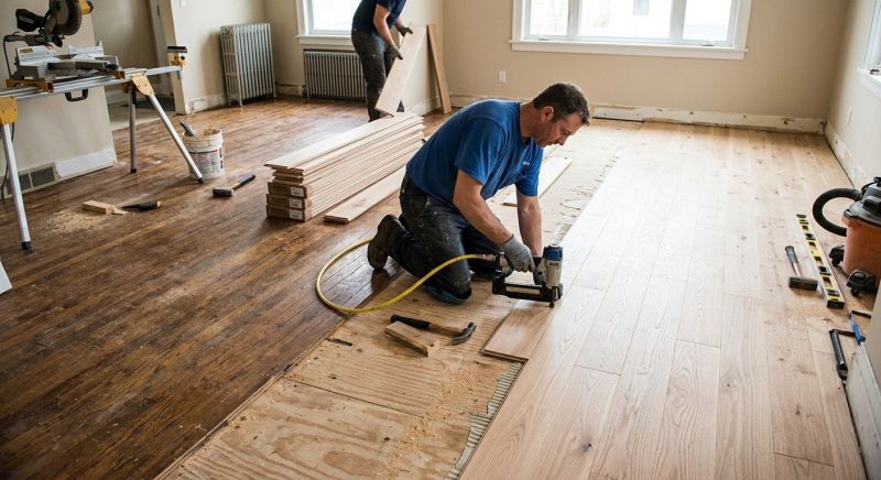 Wood Floor Replacement in Etters, PA