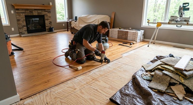 Wood Floor Replacement in Mountville, PA