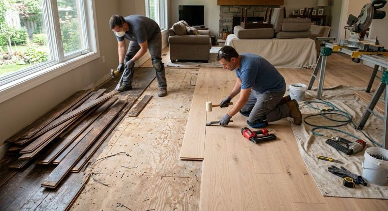 Wood Floor Replacement in Quarryville, PA